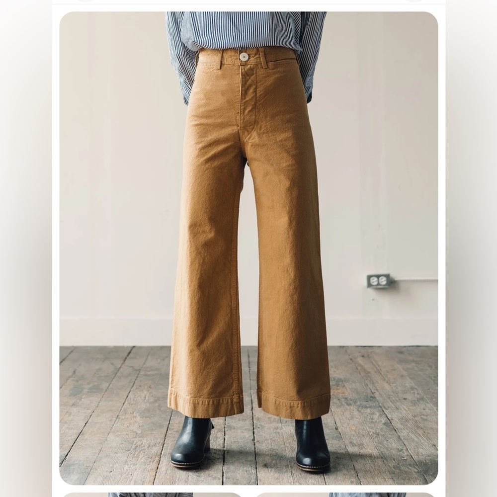 Jesse Kamm $400 Sailor Pants - WHEAT